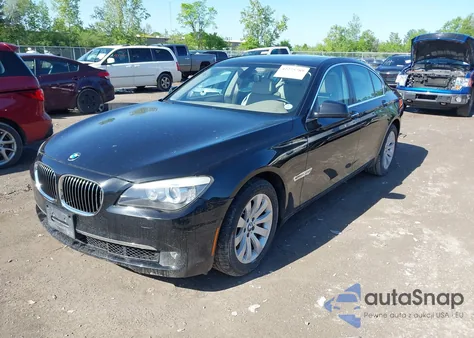 2010 BMW 750I xDrive из США, поврежденный, VIN WBAKC6C50ACL67892